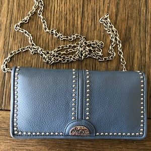 Brighton Pretty Tough Rockmore Canyon Blue Wallet